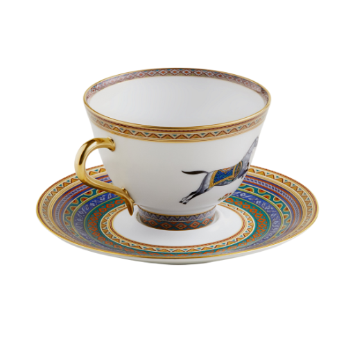 에르메스 슈발 도리엔트 티 컵 & 소서 (1개 세트)(Hermes Cheval d’Orient Tea Cup And Saucer (Set of 1)) - 2