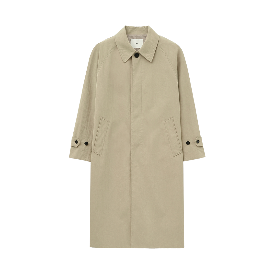 TNTR5F100I2 TNGT Balmacaan Oversized Trench Coat Beige