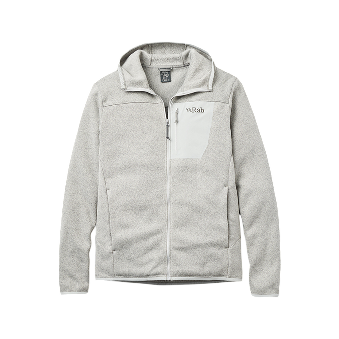 RABQFG780LZNSML Rab Ryvoan Hoody Light Zinc