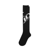 BORN TO WIN Big B Logo Knee Socks Black