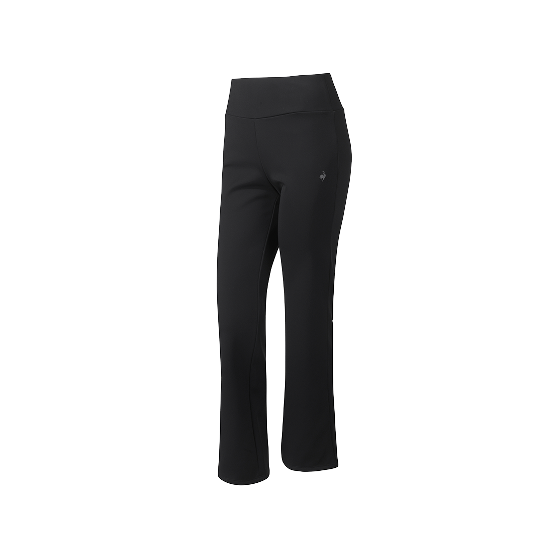 QQ412OPFO1_BLK0 le coq sportif Women's Athleisure Bootcut Tricot Bonded Pants Black