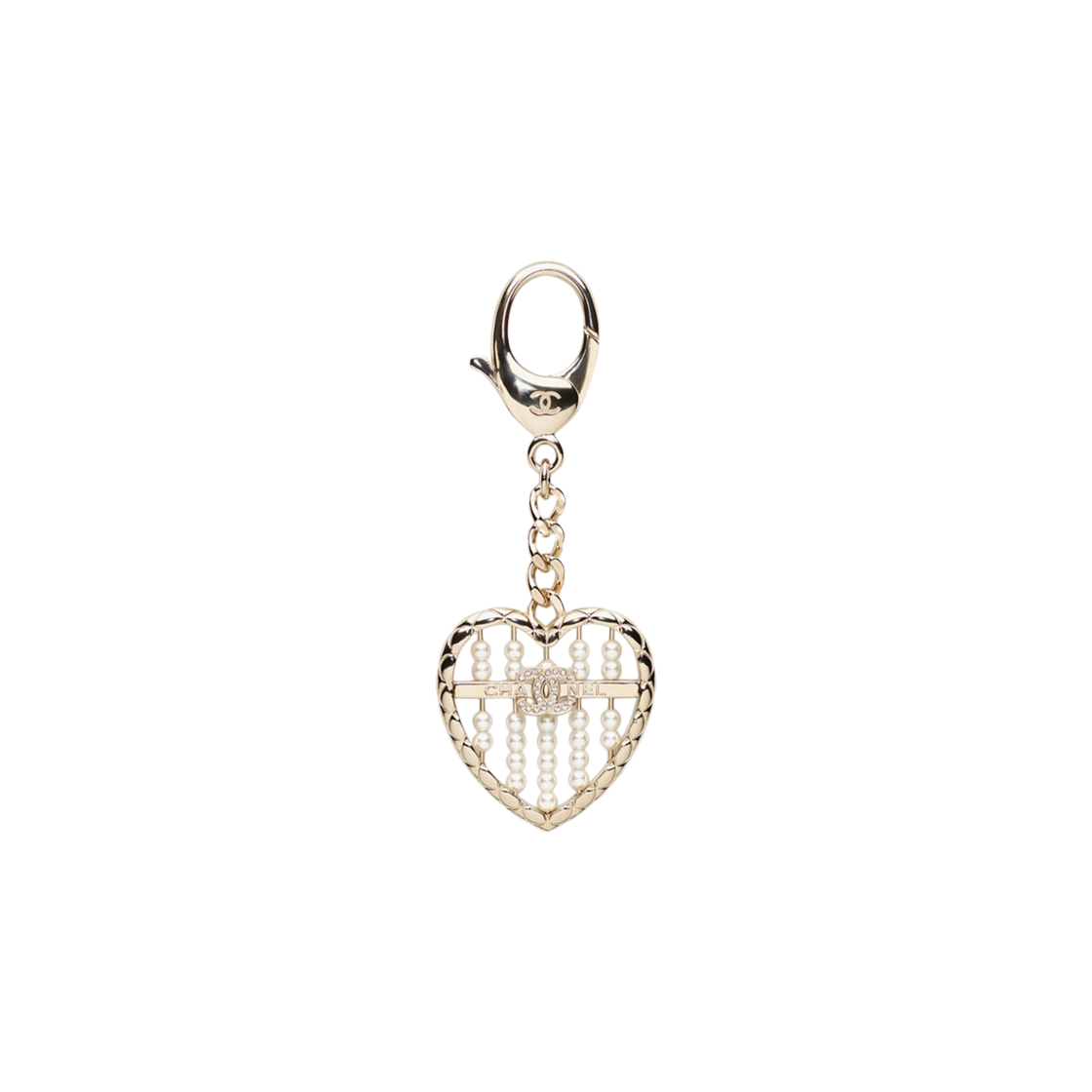 샤넬 하트 키 홀더 골드 펄(Chanel Heart Key Holder Gold Pearl)