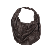 ACOC Glossy Large Tangle Twist Bag_Brown