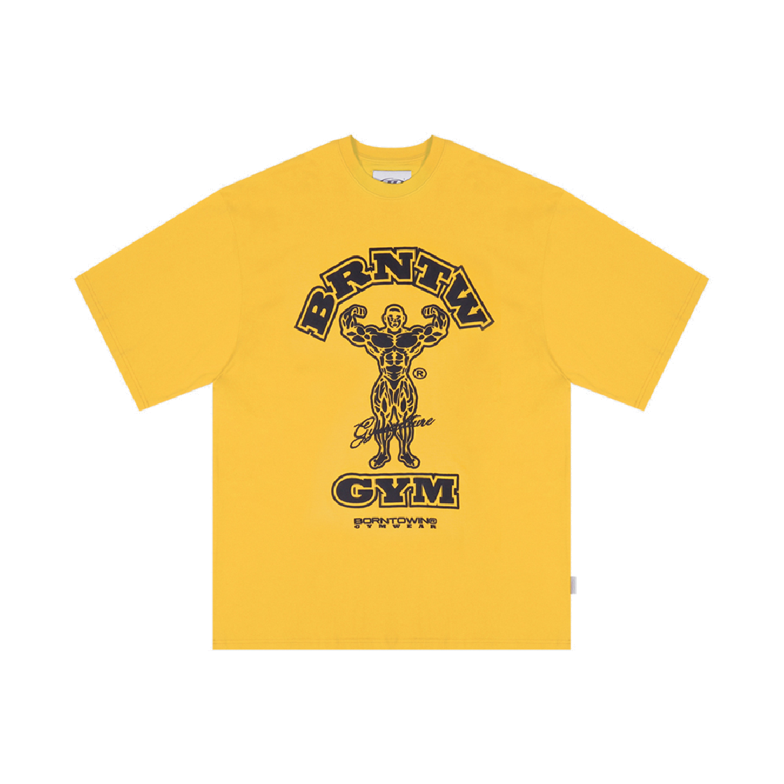 본투윈 레이즈본 오버핏 티셔츠 옐로우(BORN TO WIN Raiseborn Over Fit T-Shirts Yellow) - 1
