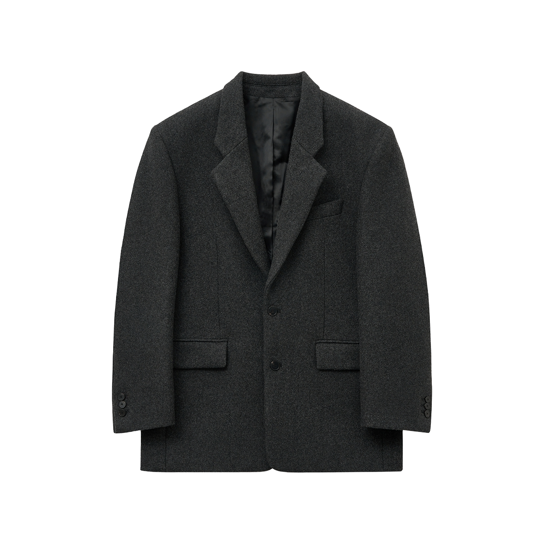 티엔지티 헤비 울 오버사이즈 블레이저 그레이(TNGT Heavy Wool Oversized Blazer Grey)