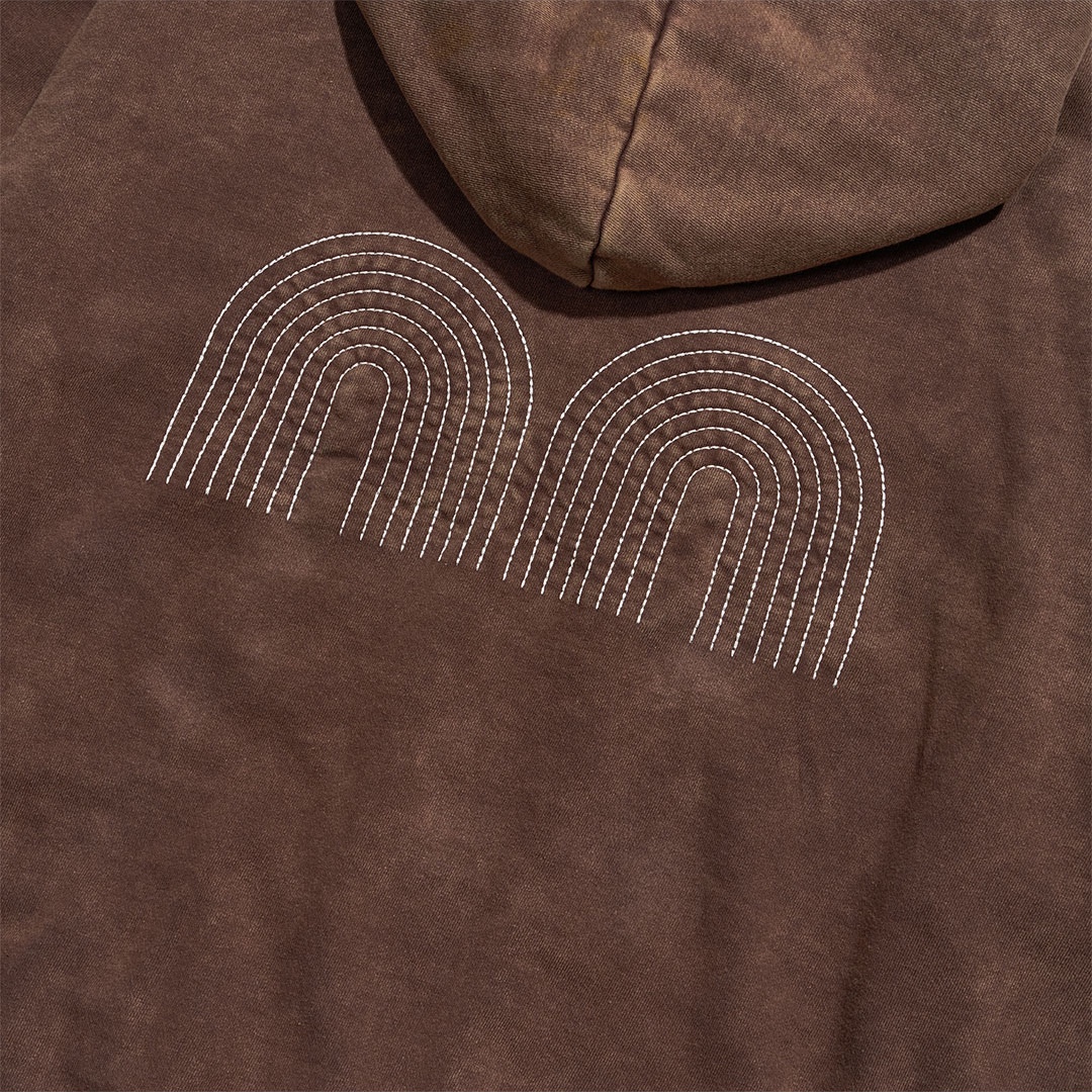 Not New Basic nn Hoodie Brown, Not New Basic nn Sweatpants Brown 착용 스타일 - 6
