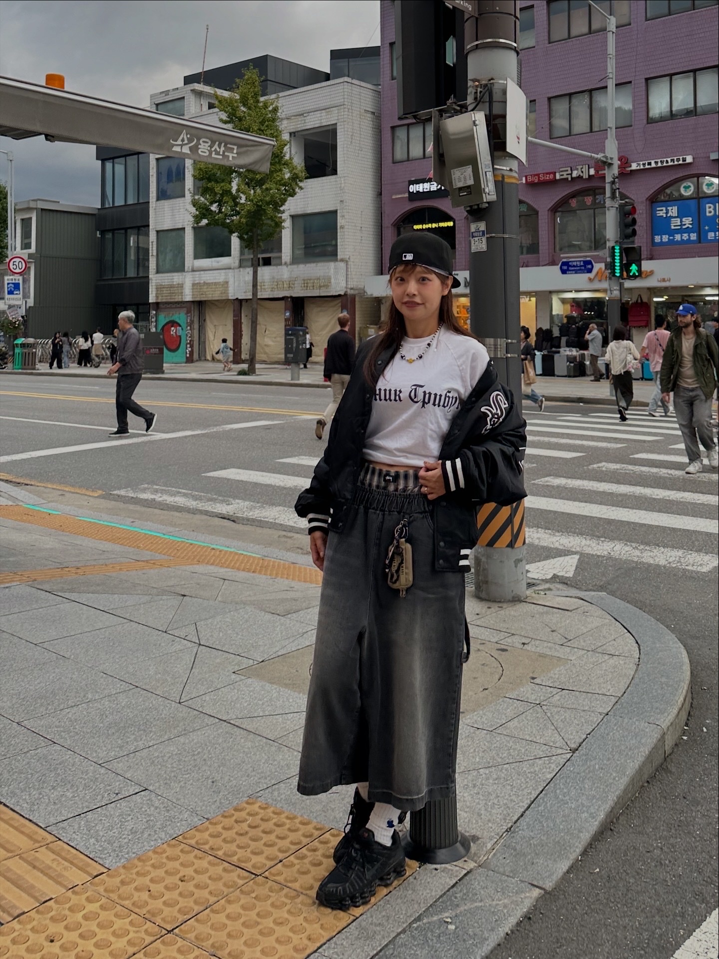 IATF x New Era White Sox Stadium Jacket Black, New Era  MLB 59Fifty Day Chicago White Sox Size Cap Black 착용 스타일 - 10