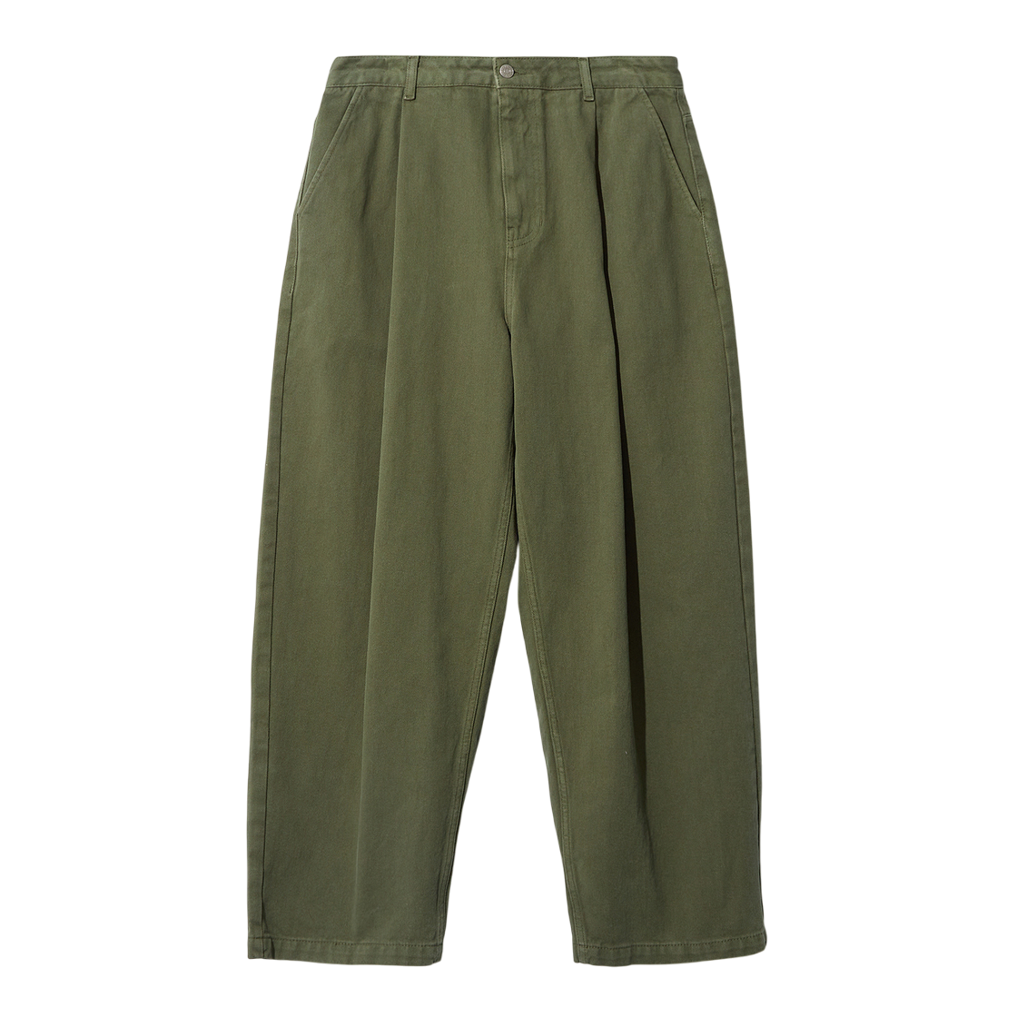 르917 원 턱 와이드 데님 카키(LE17SEPTEMBRE One Tuck Wide Denim Khaki)