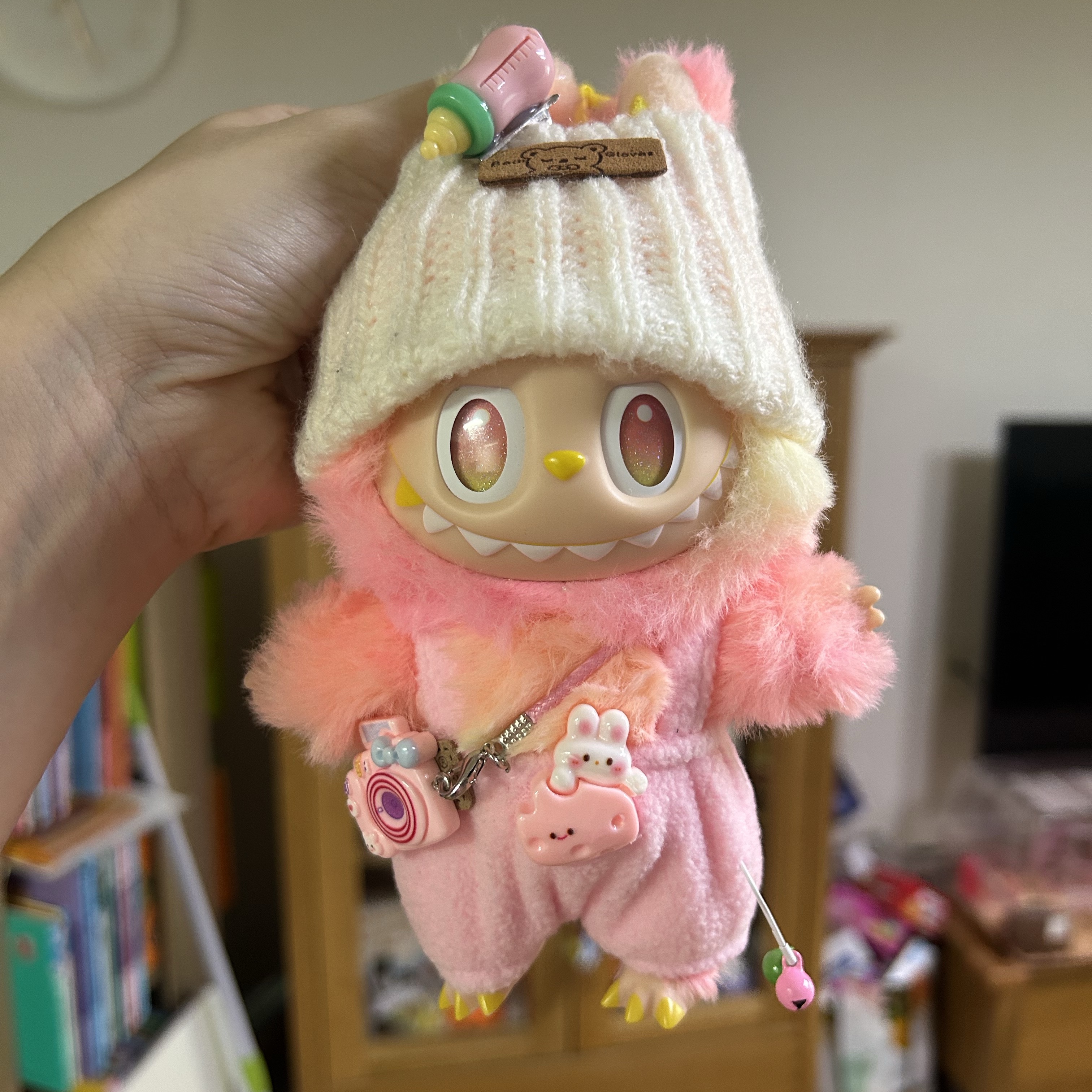 Pop Mart Labubu The Monsters Highlight Series Loyalty Keyring (Opened Case) 착용 스타일