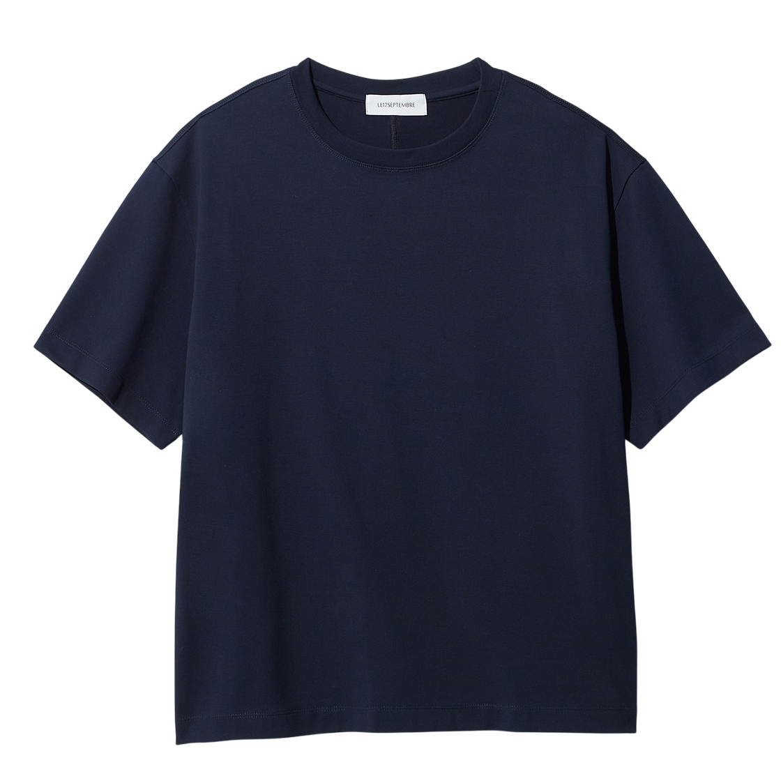 LH2579TS002ENA LE17SEPTEMBRE Relaxed Cotton T-Shirts Navy