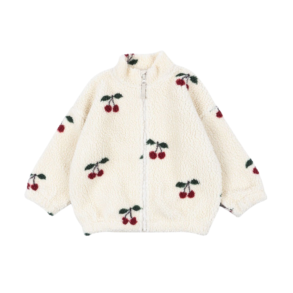 KS103479 MA GRANDE CERISE Konges Sløjd Jazz Teddy Bomber Jacket Grs Sand Dollar