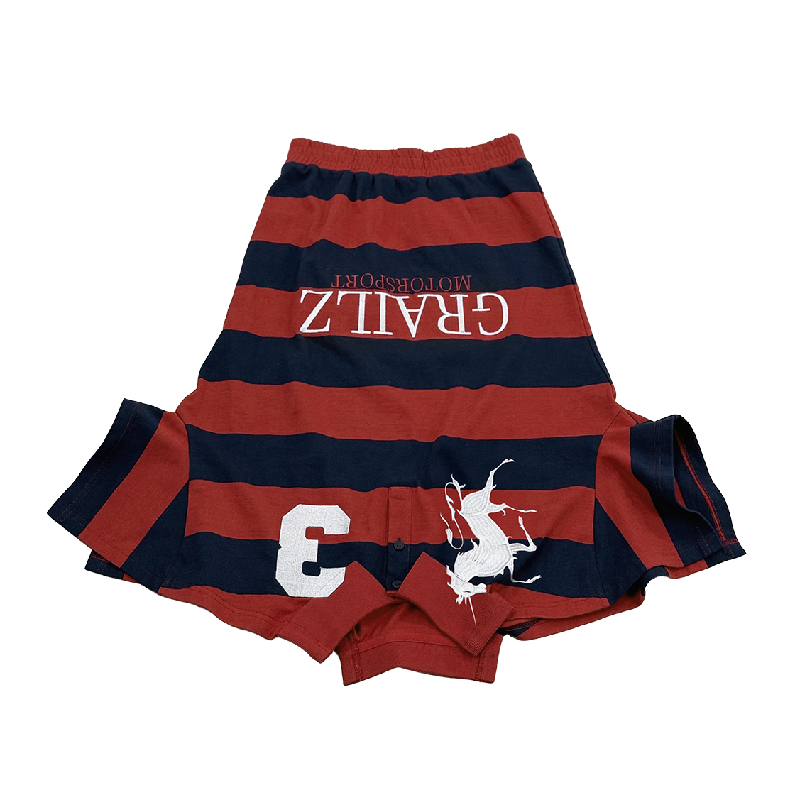 GR25FWFB02RD Grailz Upside Down Pk T-Shirt Skirt Red