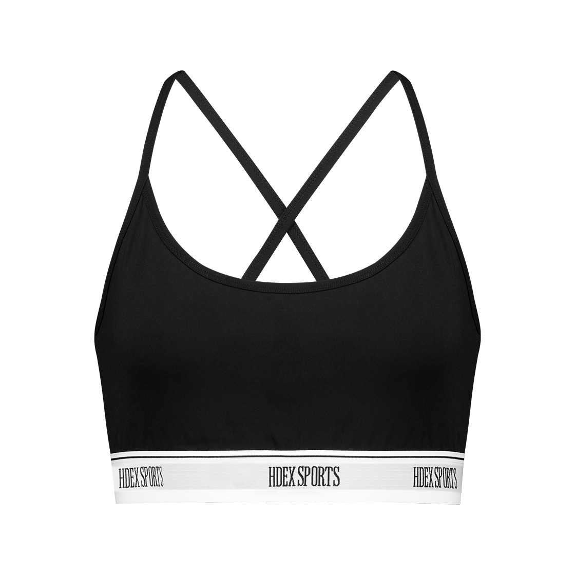 에이치덱스 밴딩 스트레치 브라탑 블랙
