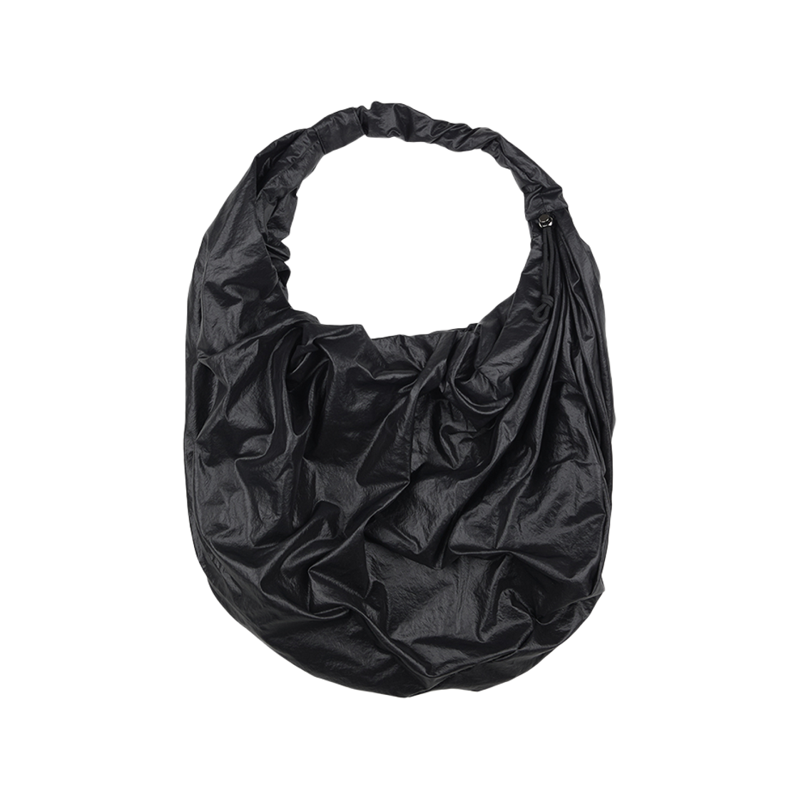 325BG667BK ACOC Glossy Large Tangle Twist Bag_Black