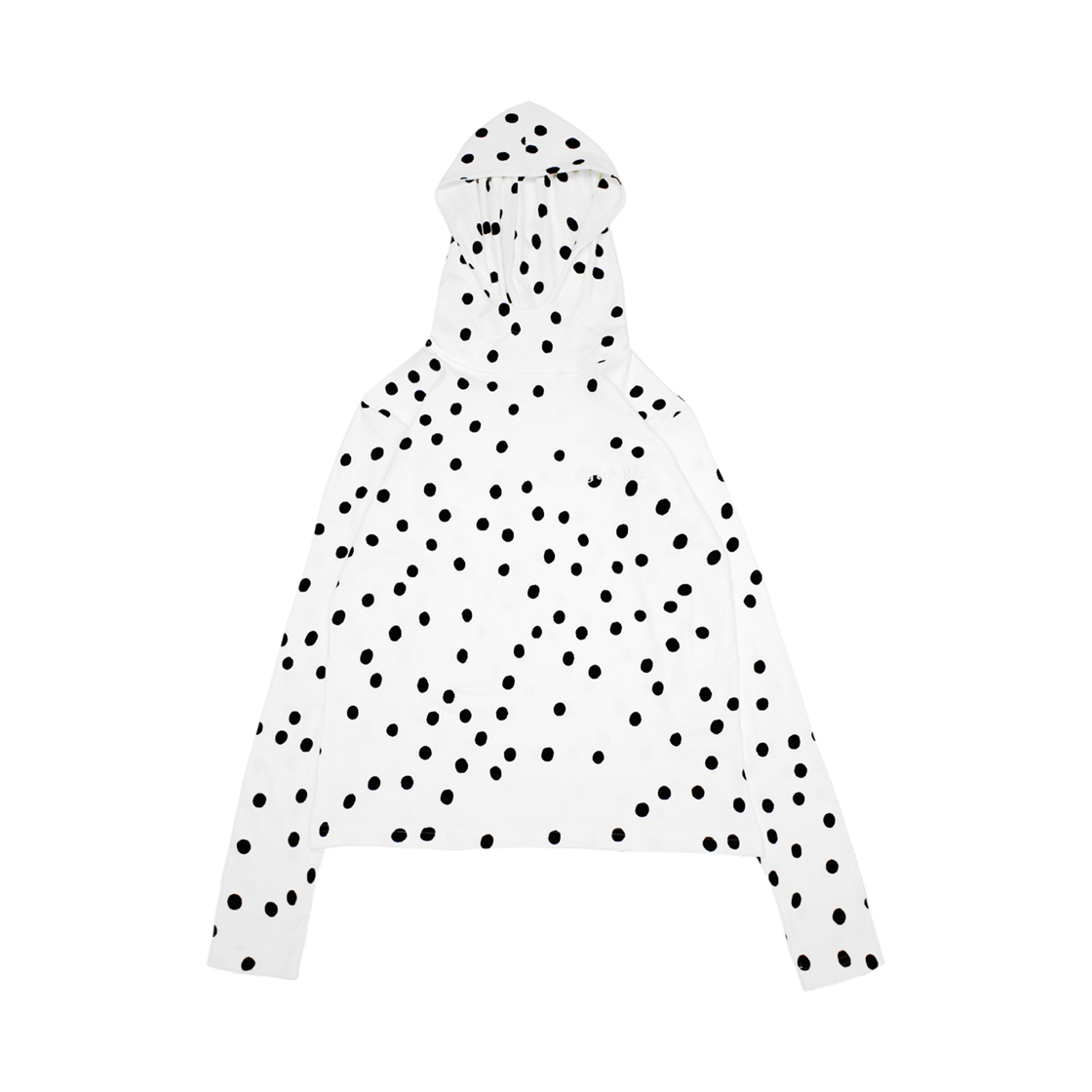애프터누드 도트 후디 아이보리(Afternude Dot Hoodie Ivory)
