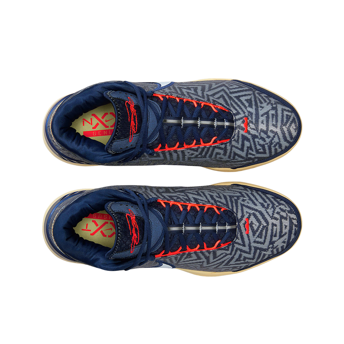 나이키 줌 르브론 NXXT 지니어스 미드나잇 네이비 소프트 옐로우(Nike Zoom LeBron NXXT Genisus Midnight Navy Soft Yellow) - 2