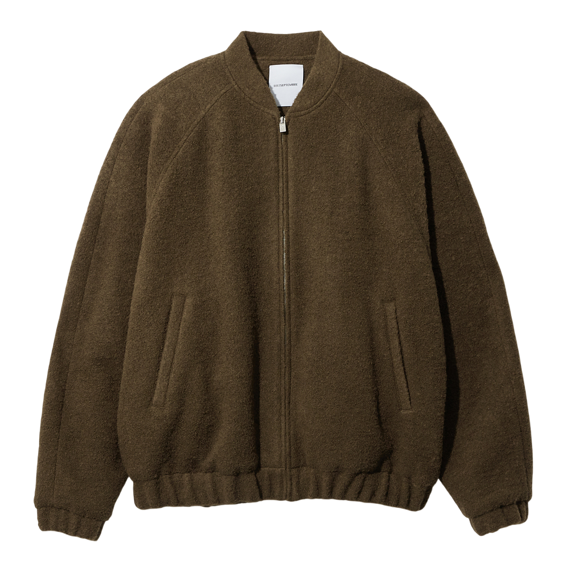 르917 알파카 블랜드 래글런 블루종 브라운(LE17SEPTEMBRE Alpaca Blend Raglan Blouson Brown)