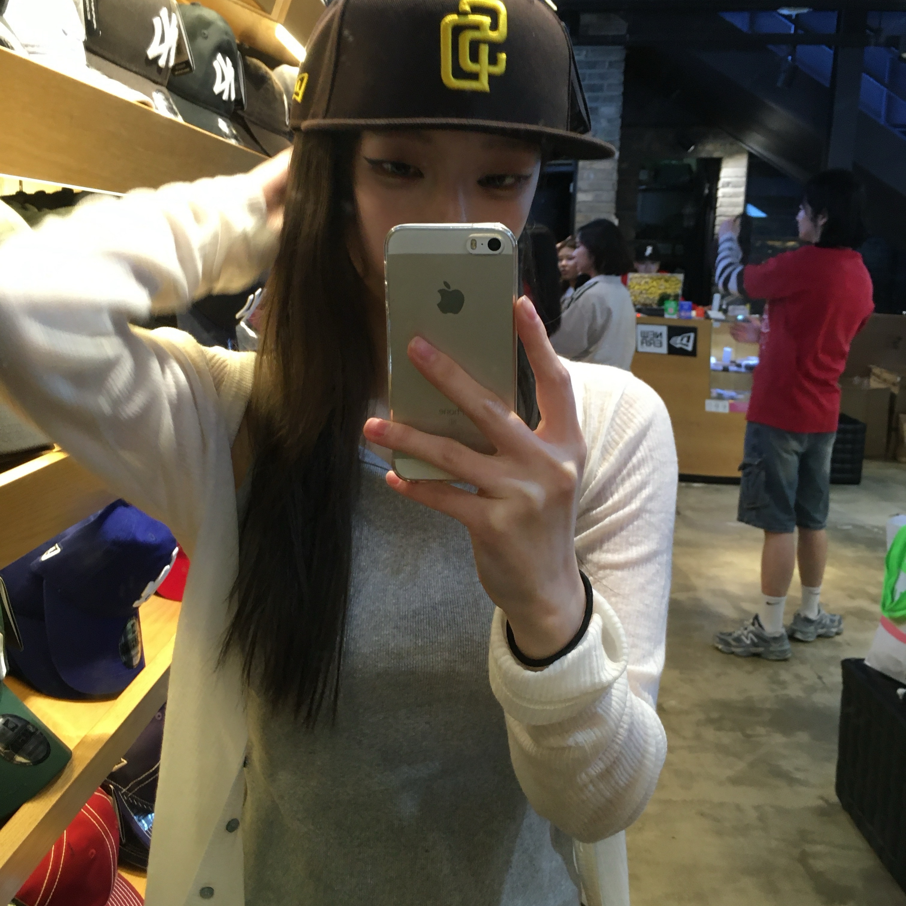 New Era MLB Authentic San Diego Padres Game Brown 착용 스타일 - 1