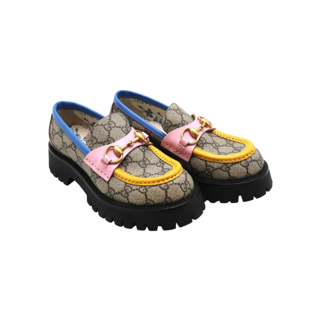 ITSDMMTA9R3E Gucci GG Horsebit Bee Loafers