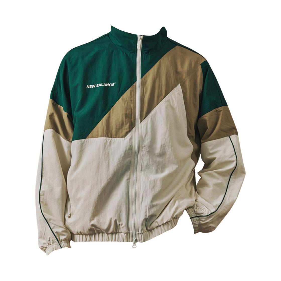 NBNAE32823-01-62 New Balance N Signature Warm Up Jacket Hunter