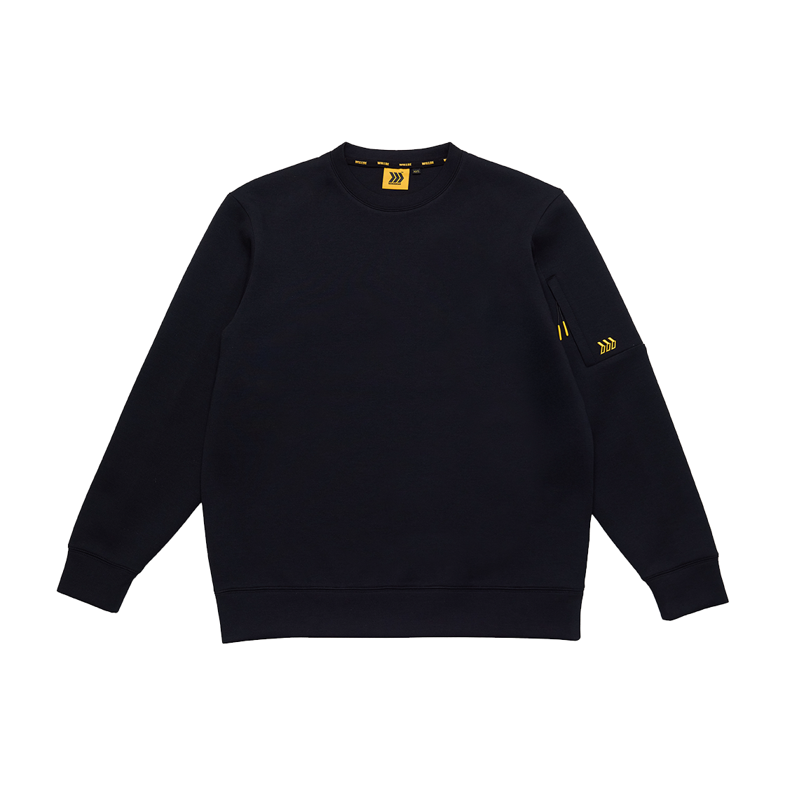 윌비 랩 소프트 에어 포켓 맨투맨 블랙(WILLBE LAB Soft Air Pocket Sweatshirt Black)