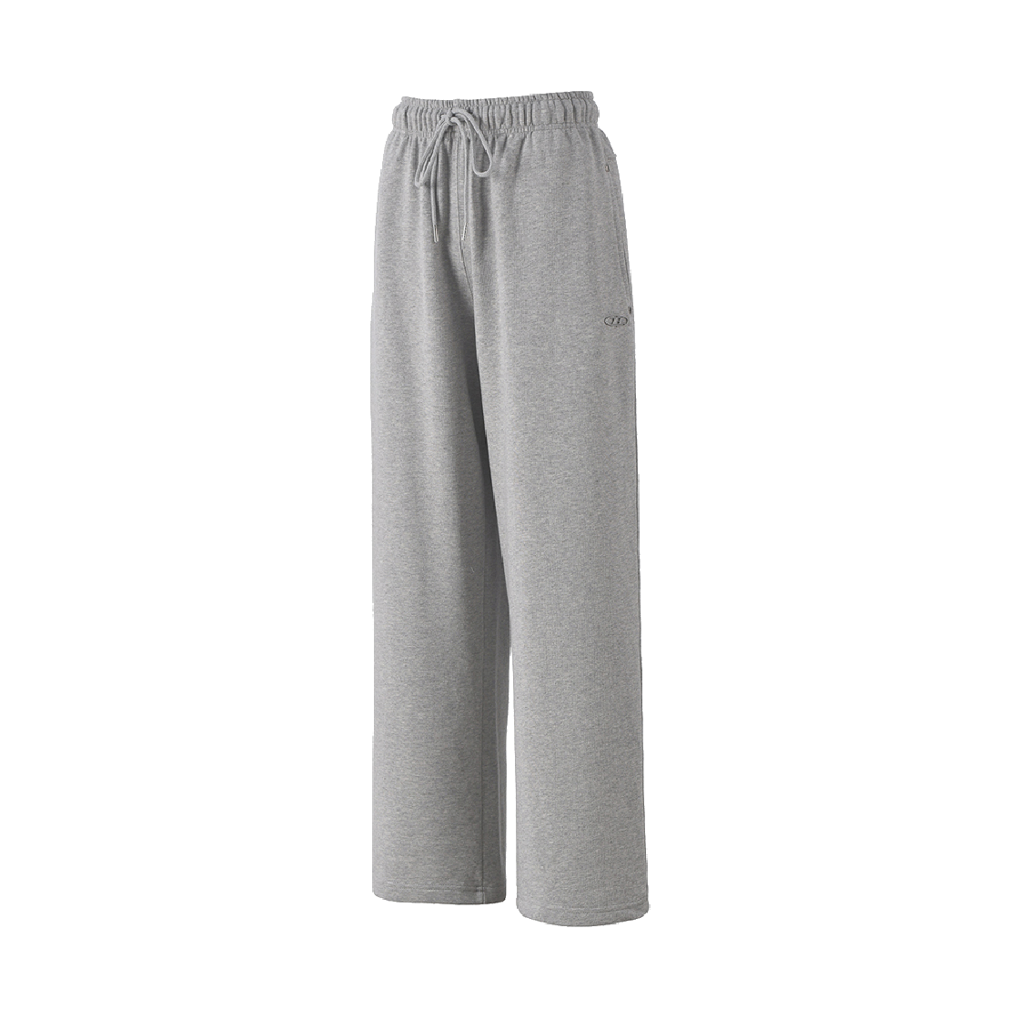 본투윈 우먼스 B 펜던트 코튼 스웨트 팬츠 멜란지 그레이