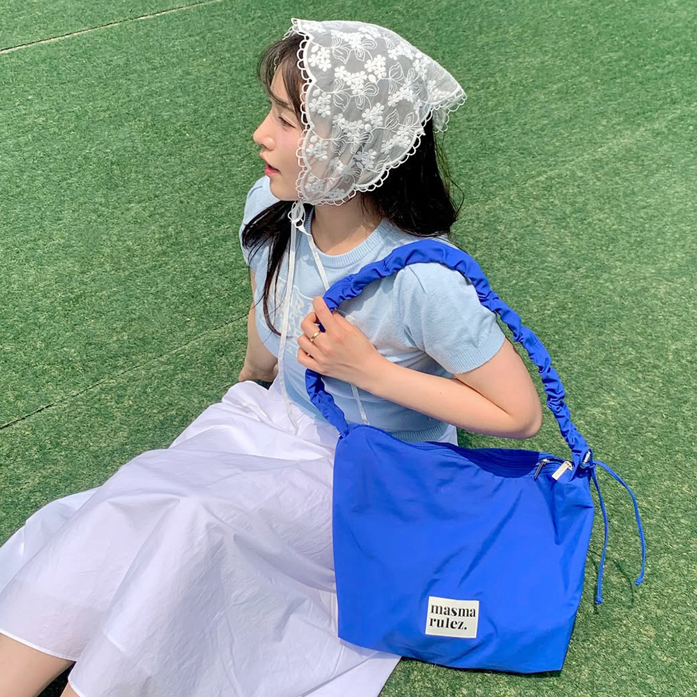 마스마룰즈 나일론 투웨이 셔링 호보백 블루 | MASMARULEZ | KREAM