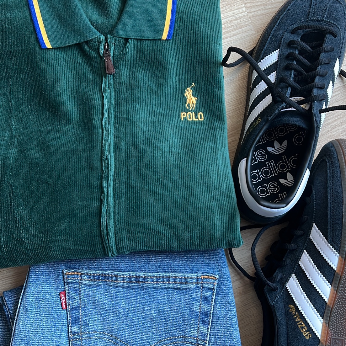 Adidas Spezial Handball Core Black 착용 스타일