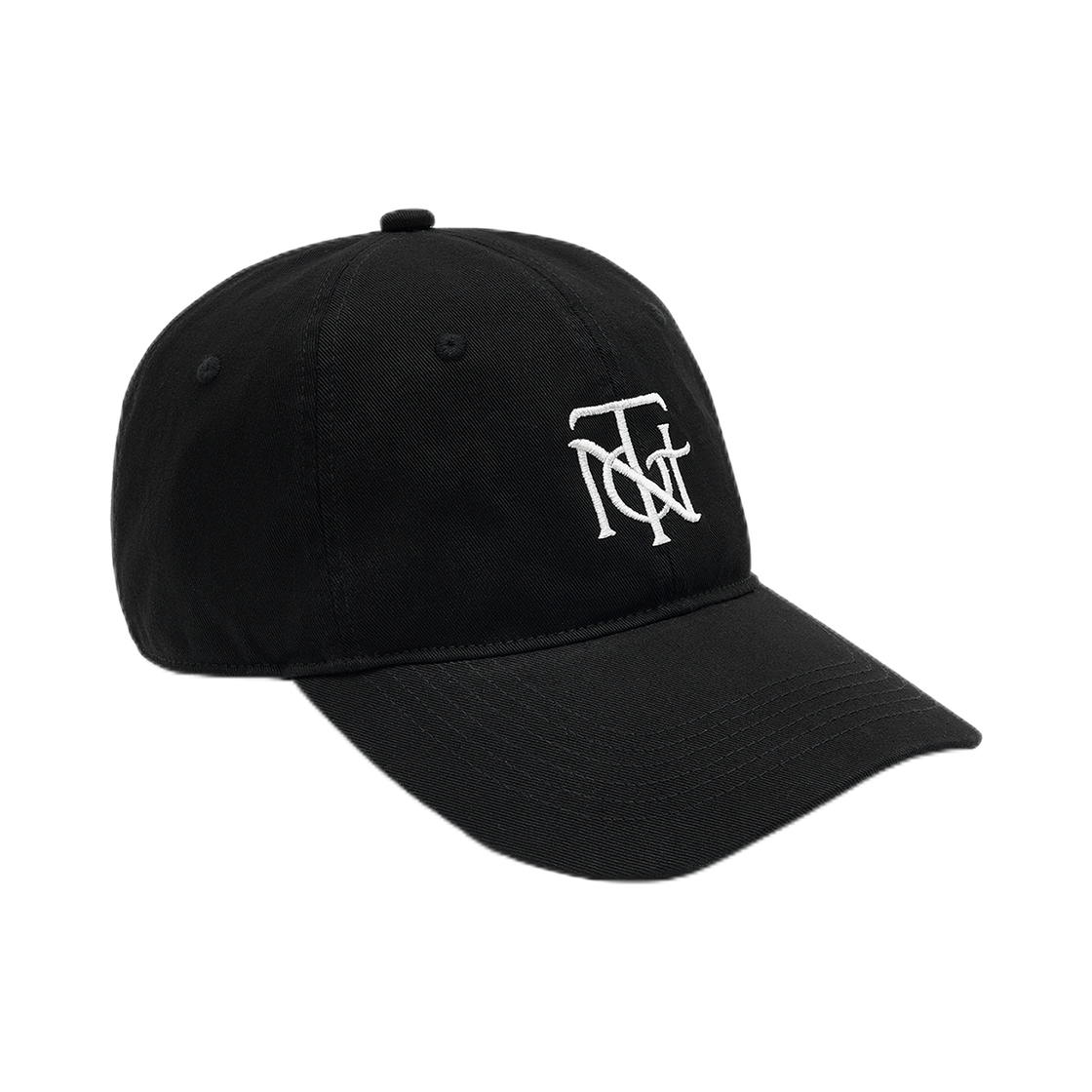 티엔지티 시그니처 로고 볼 캡 블랙(TNGT Signature Logo Ball Cap Black)