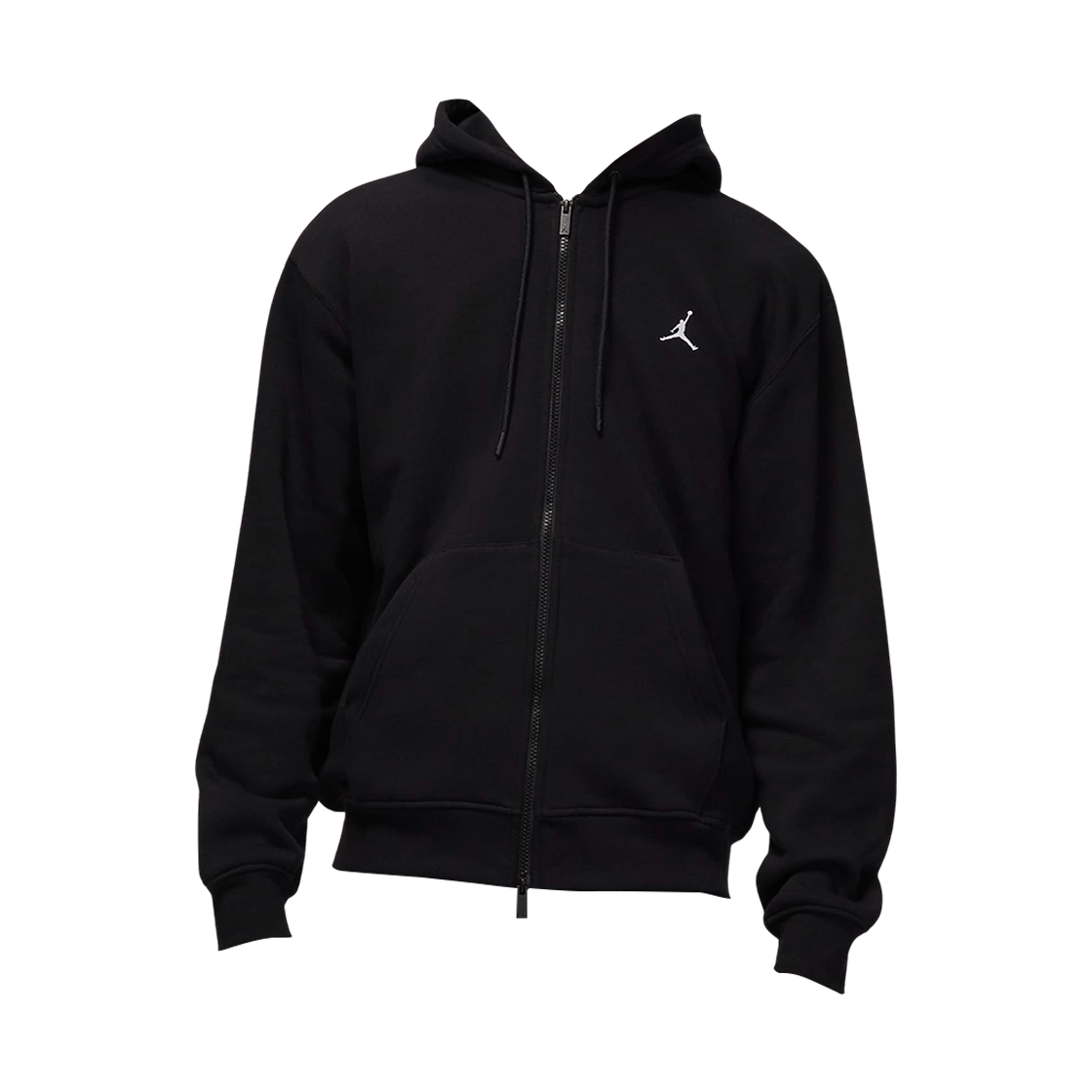 조던 브루클린 플리스 풀 집 후드 블랙 화이트(Jordan Brooklyn Fleece Full Zip Hoodie Black White)