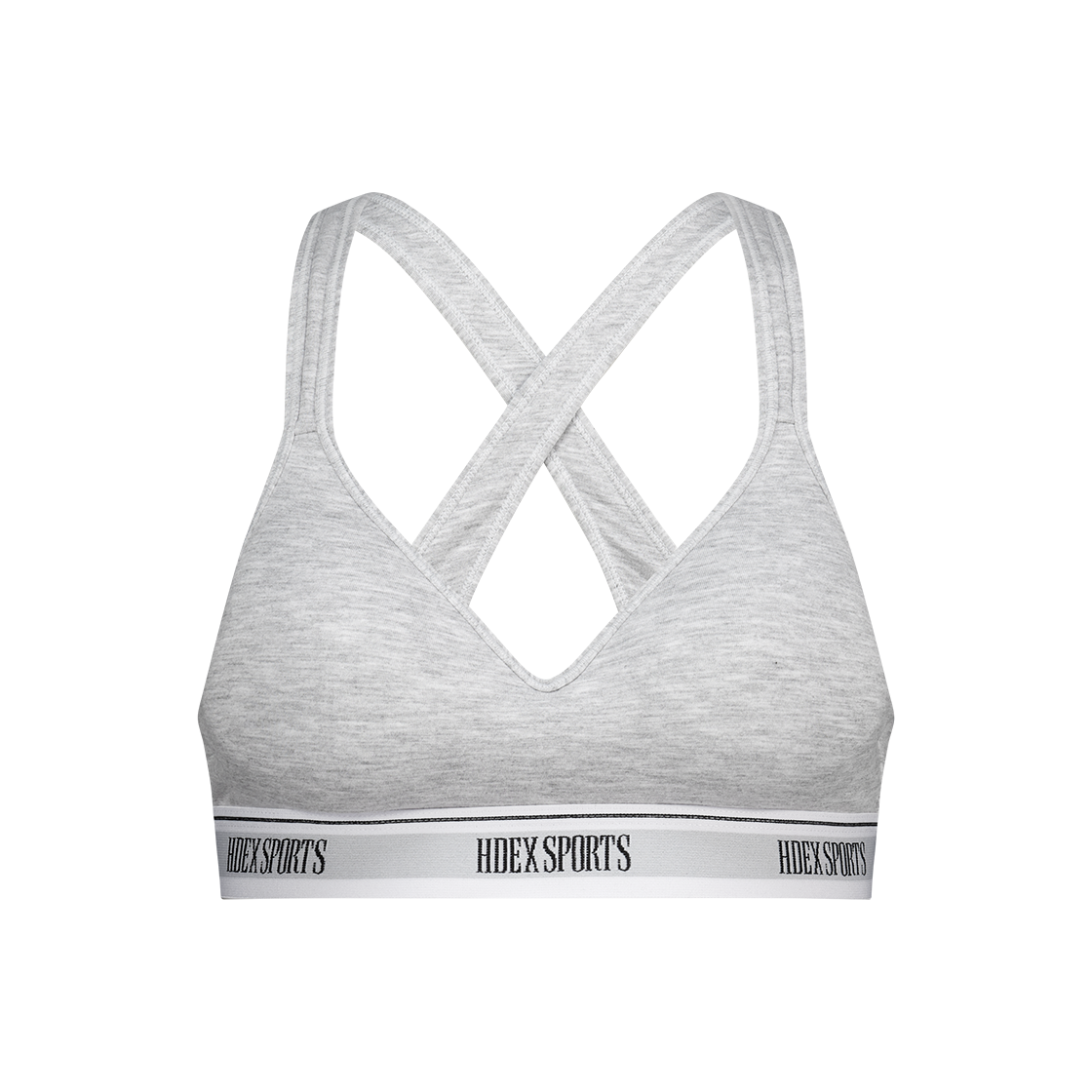에이치덱스 컴포트 밴딩 브라 멜란지 그레이(HDEX Comfort Banding Bra Melange Gray) - 1