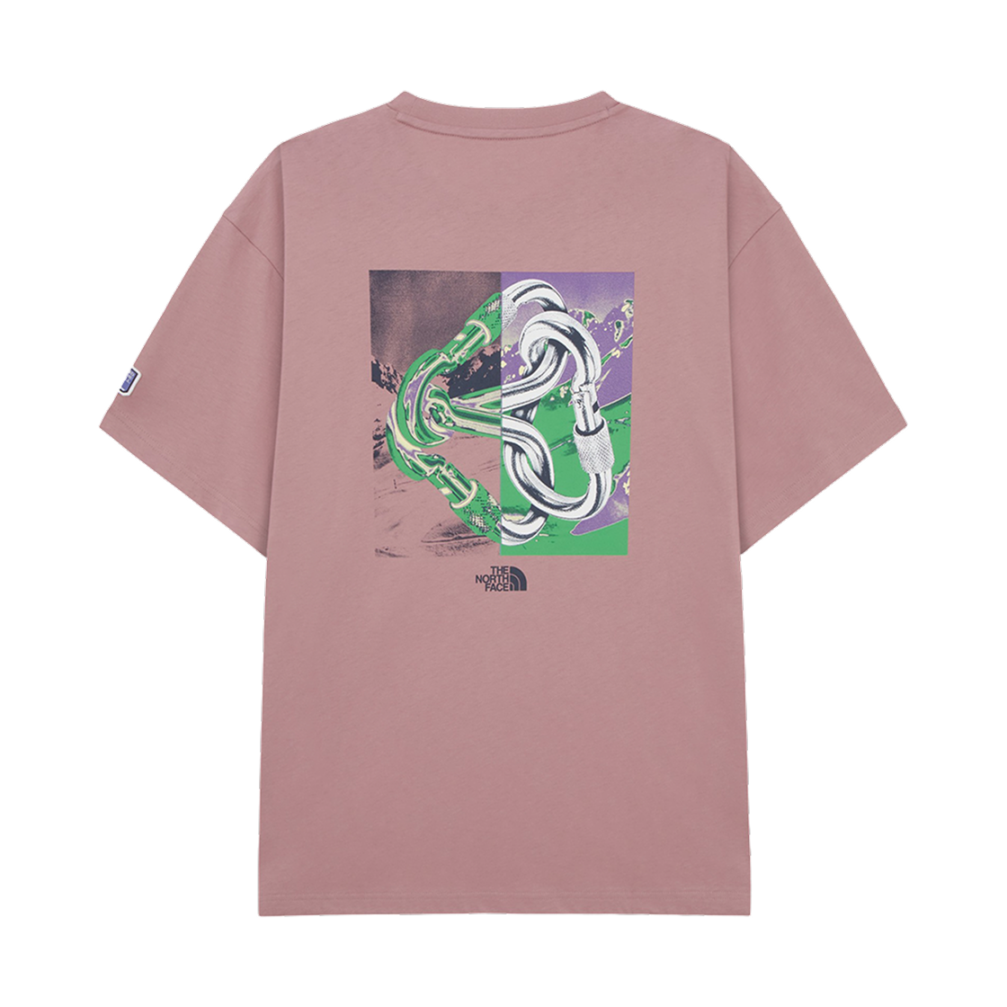 노스페이스 카라비너 숏슬리브 R/티셔츠 소프트 핑크 - 25FW(The North Face Karabiner S/S R/T-Shirt Soft Pink - 25FW) - 2