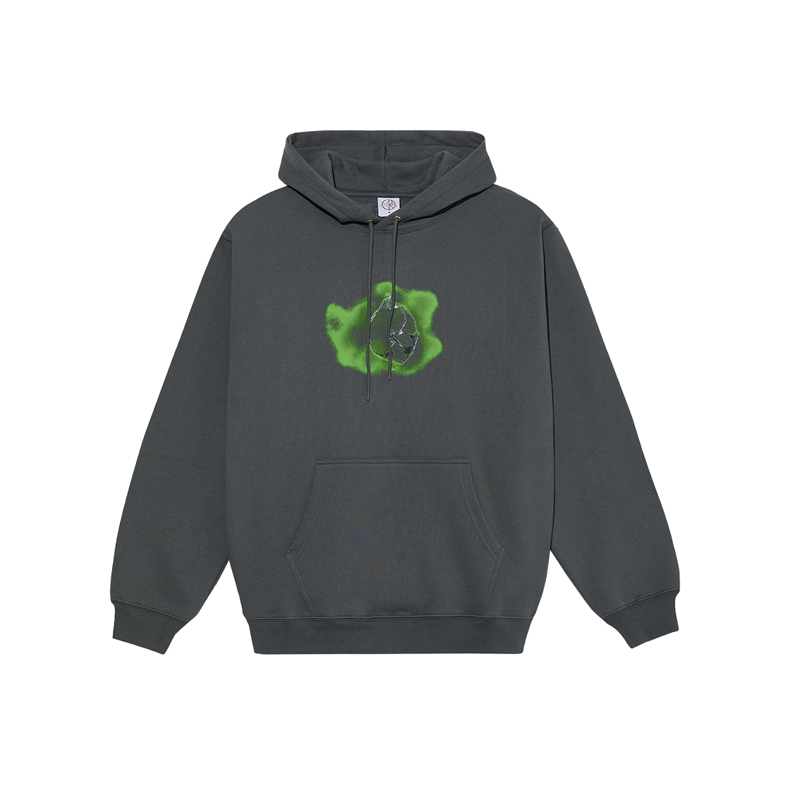 P000BKNU Polar Skate Co. Metal Logo Dave Hoodie Graphite