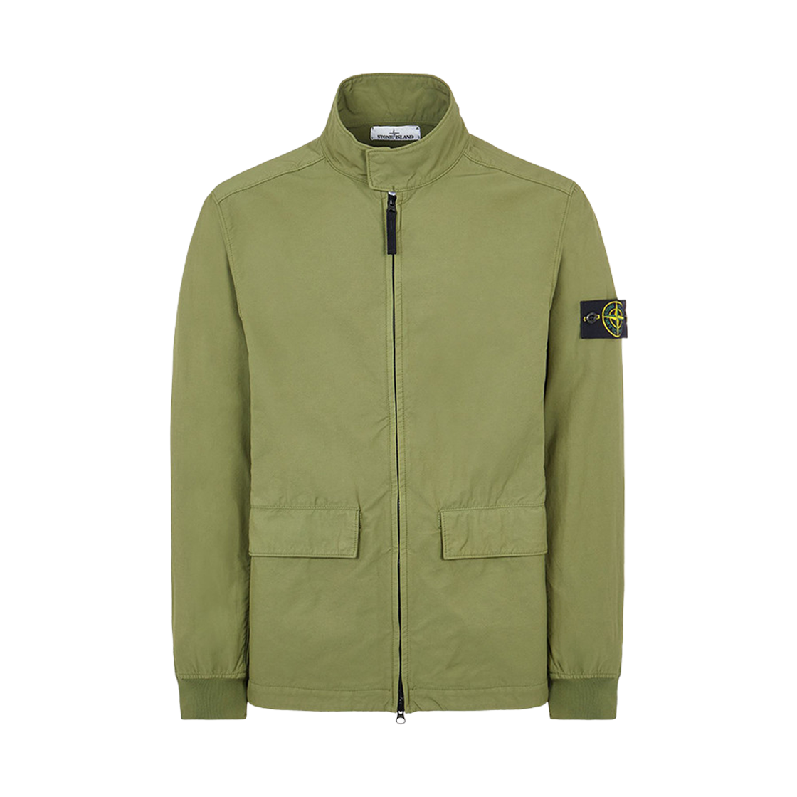 761541033-V0058 Stone Island 41033 Nylon Cotton Batavia Garment Dyed Jacket Olive Green - 22SS