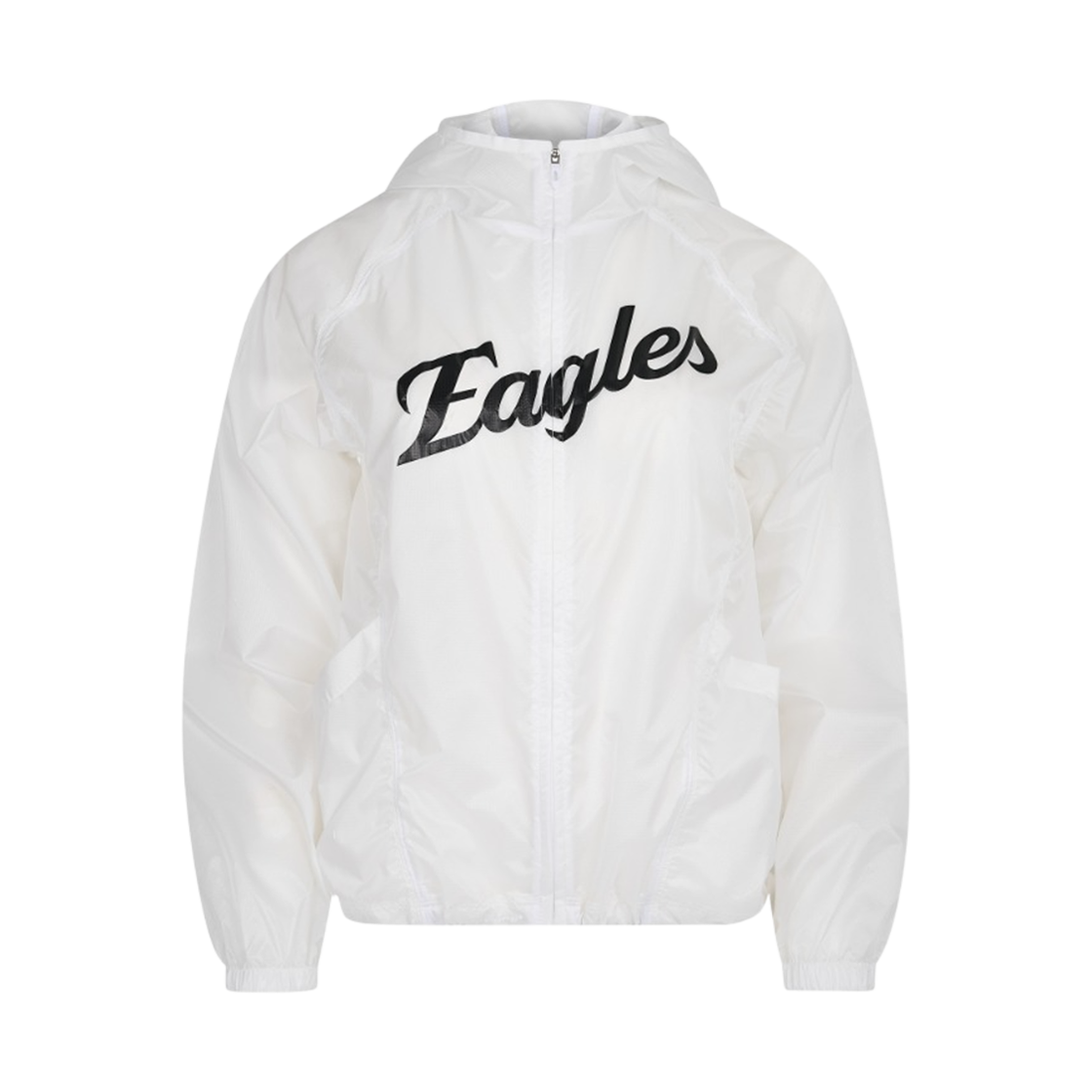 (W) 한화 이글스 스파이더 2025 나일론 울트라 라이트웨이트 시스루 자켓 오프 화이트((W) Hanwha Eagles Spyder 2025 Nylon Ultra Lightweight See Through Jacket Off White)