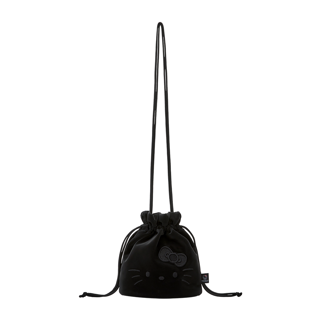JSQ08CBSF2BK Joseph&Stacey Drawstring Cross Hello Kitty Haze Black