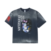 Protocol Index x Evangelion Overdyed Vintage Rei T-Shirt Navy