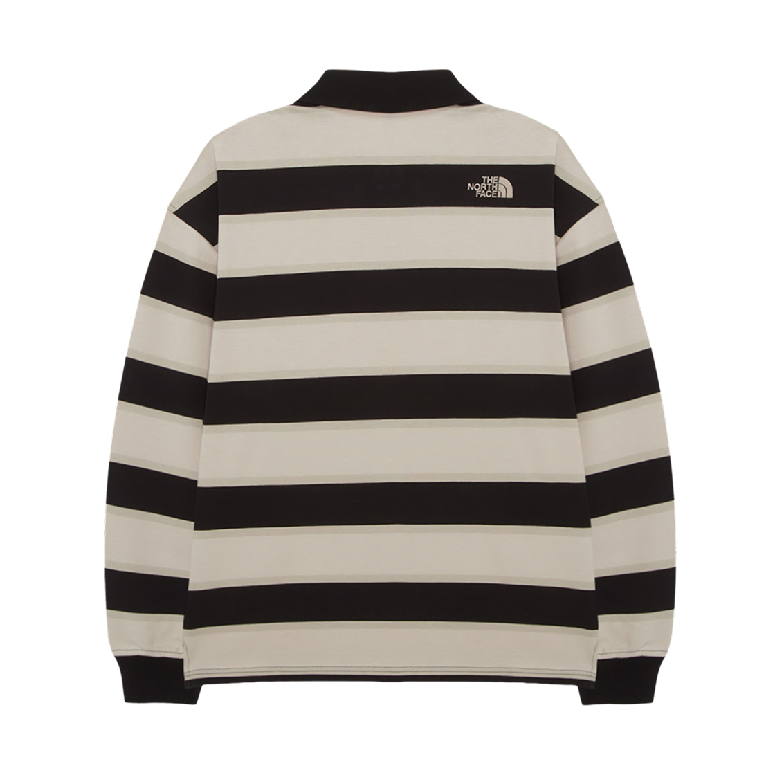 노스페이스 이지온 스트라이프 폴로 티셔츠 블랙 - 25FW(The North Face Easyon Stripe Polo T-Shirt Black - 25FW) - 2