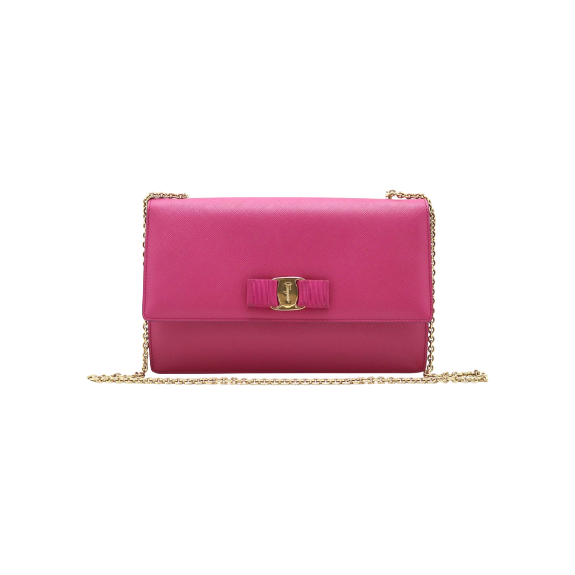 IT2VO32OV34M Ferragamo Gancini Chain Mini Shoulder Bag
