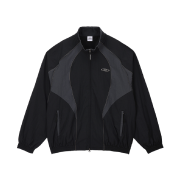 BORN TO WIN Nylon Block Jacket Black