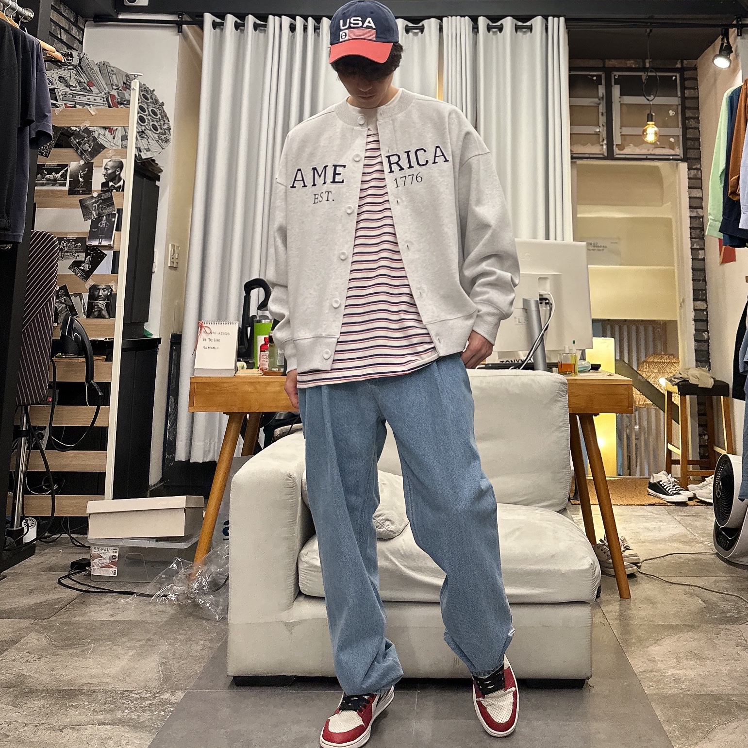 Jordan Alpha 1 Chicago 착용 스타일