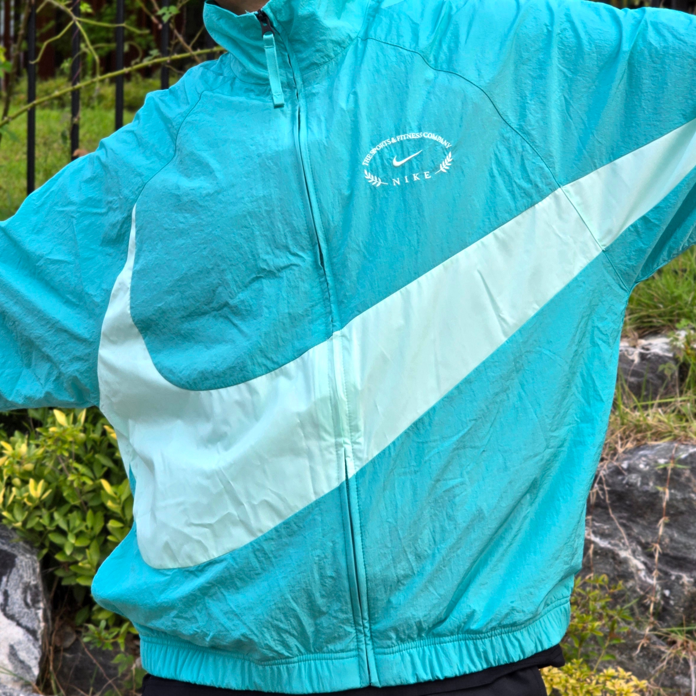 Nike NSW HBR NCPS Woven Jacket Washed Teal - Asia 착용 스타일