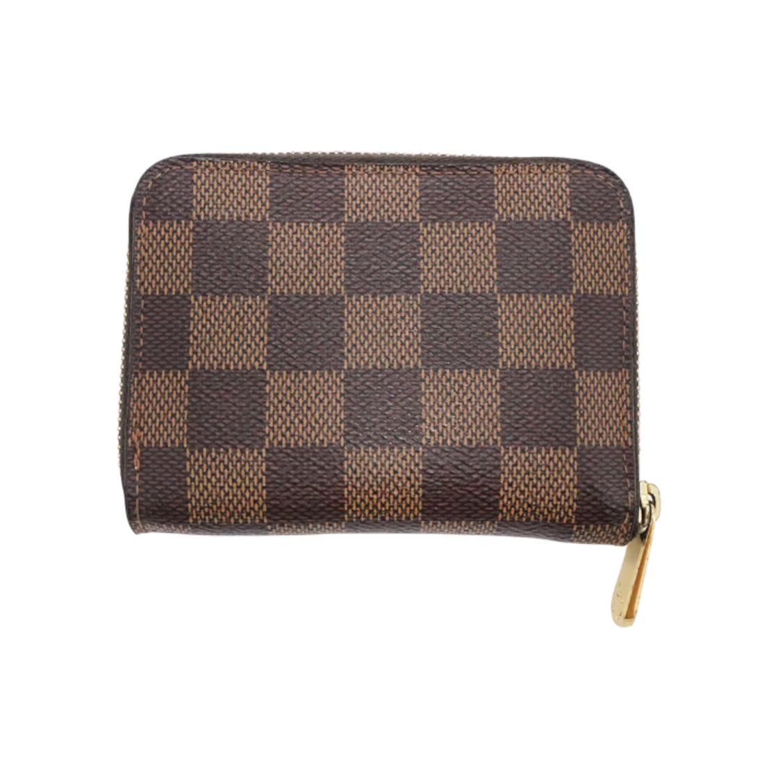 ITSN3IHMPRPV Louis Vuitton N63070 Damier Ebene Canvas Zippy Coin Purse Wallet