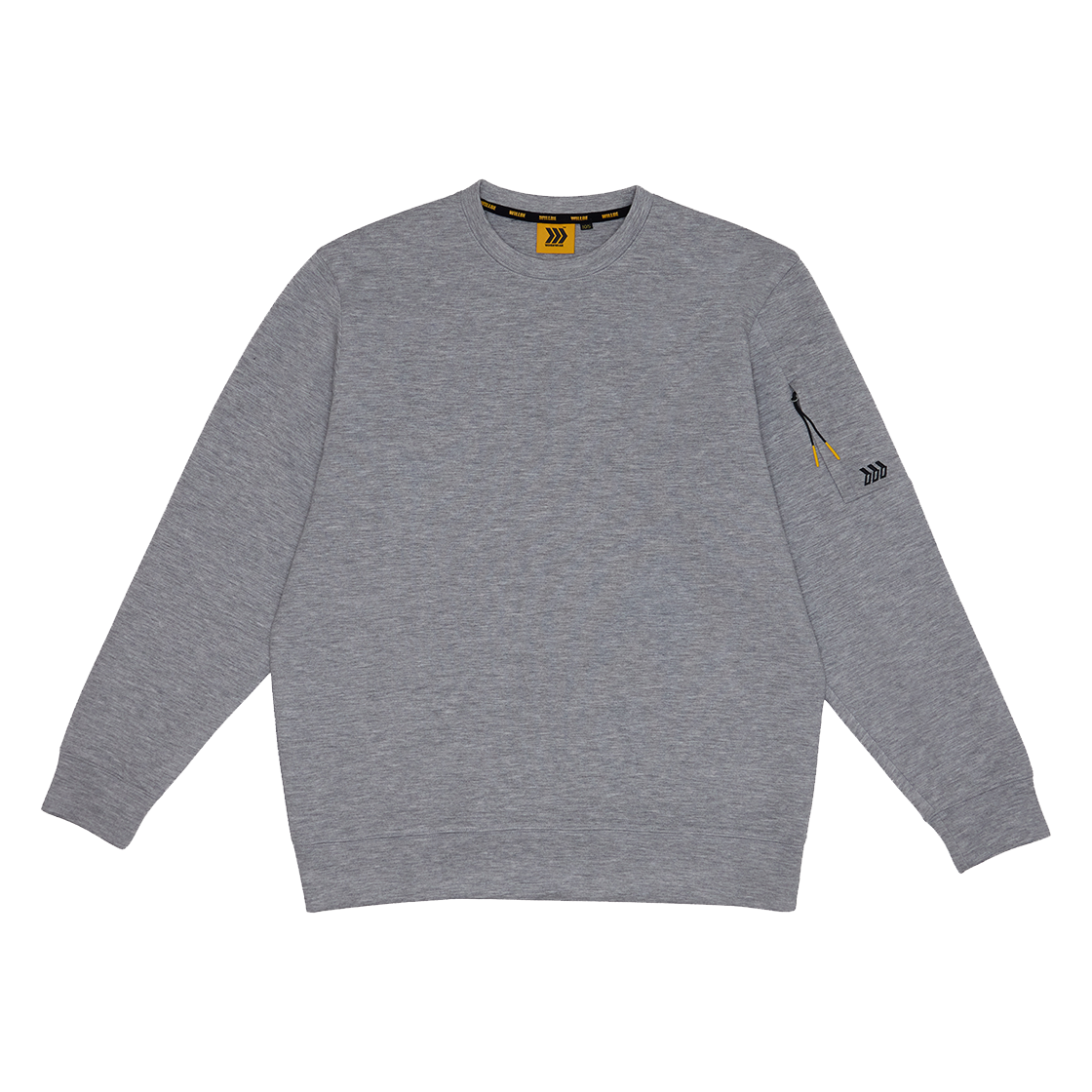 윌비 랩 소프트 에어 포켓 맨투맨 멜란지 그레이(WILLBE LAB Soft Air Pocket Sweatshirt Melange Gray) - 1