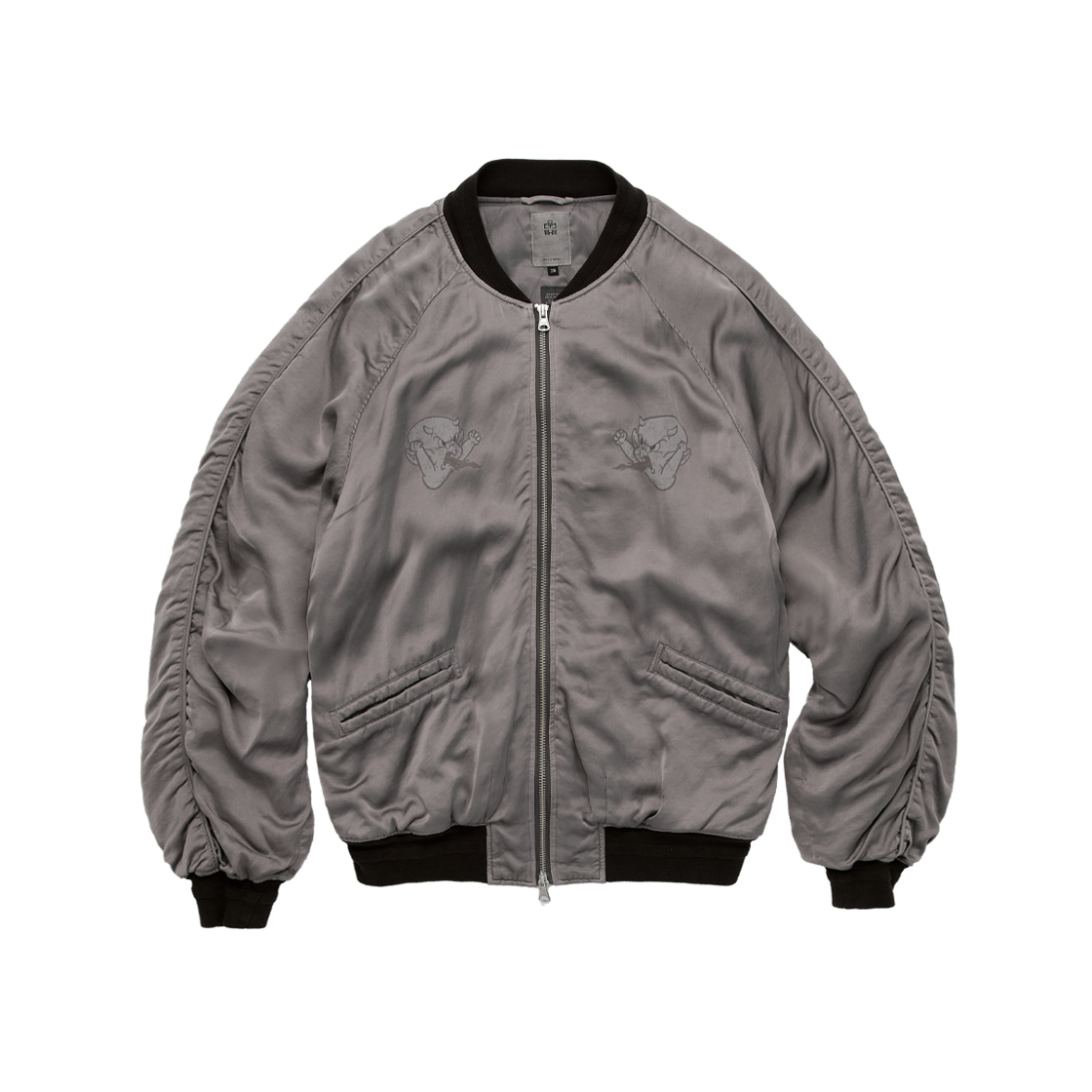 폴리테루 x 핫 스터프 레이온 수베니어 자켓 라벤더(Polyteru x Hot Stuff Rayon Souvenir Jacket Lavender)