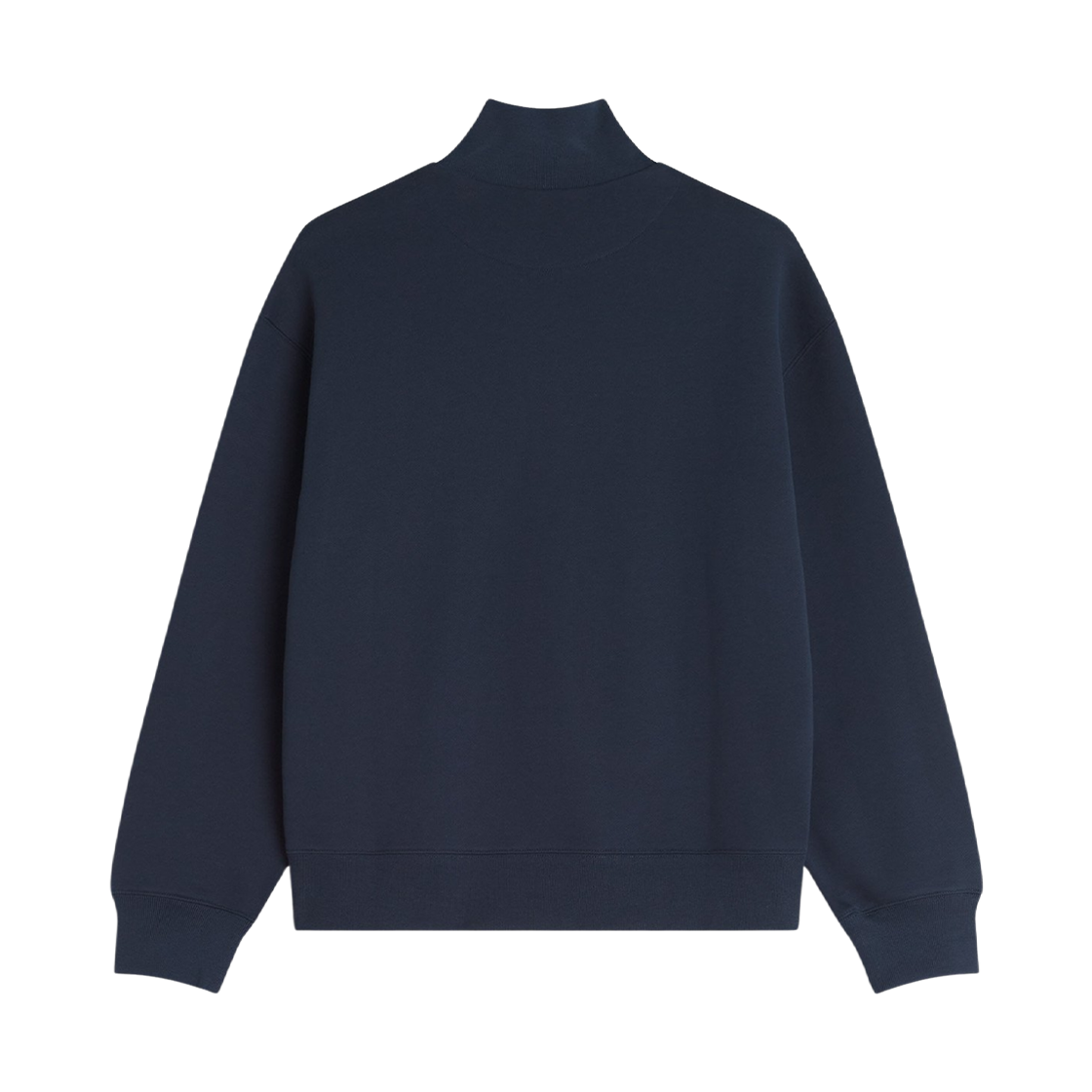 메종 키츠네 폭스 헤드 컴포트 하프 집 스웨트셔츠 클래식 네이비(Maison Kitsune Fox Head Comfort Half Zip Sweatshirt Classic Navy) - 2