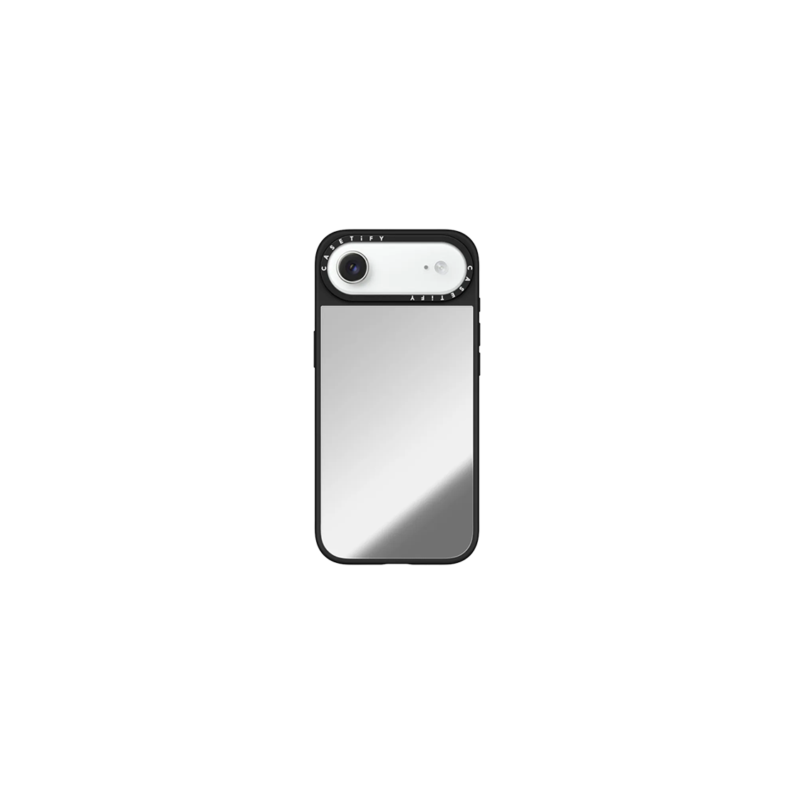 케이스티파이 아이폰 커스텀 맥세이프 호환 미러 케이스 실버 미러 블랙 범퍼(Casetify iPhone Custom Magsafe Mirror Case Silver Mirror Black Bumper) - 3