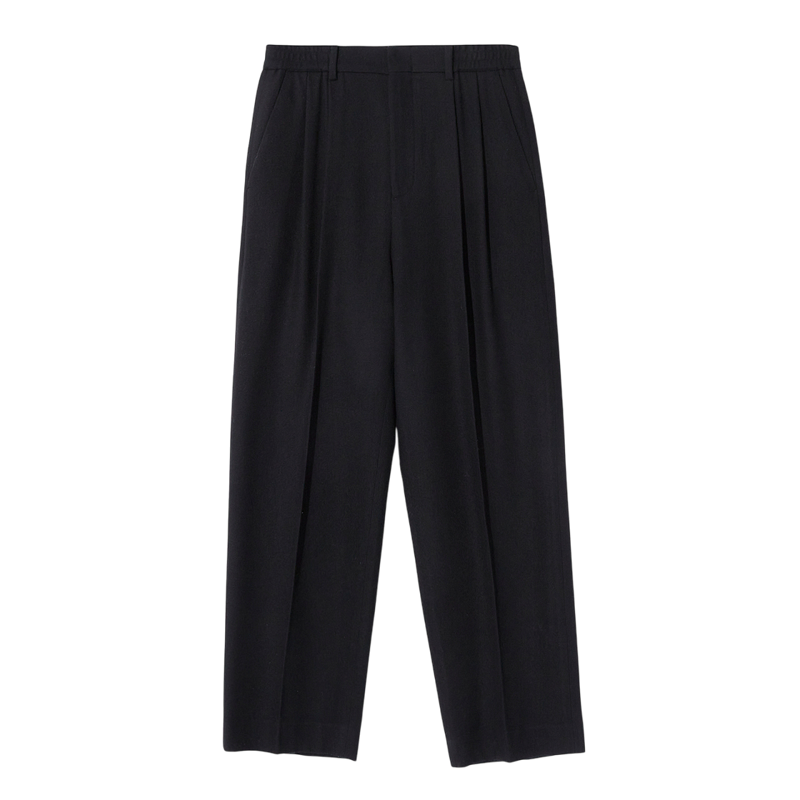 LH2579PT005EBK LE17SEPTEMBRE Two Tuck Wool Pants Black
