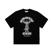 BORN TO WIN Raiseborn Over Fit T-Shirts Black