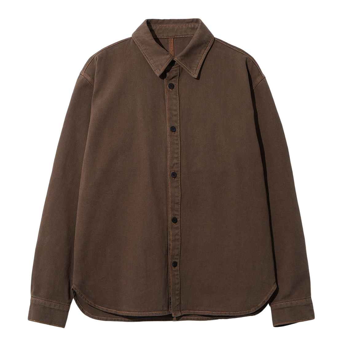 LH2579DN004EBR LE17SEPTEMBRE Denim Shirts Brown